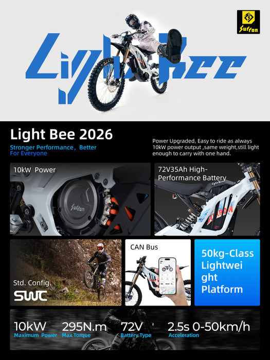 2026 Surron Light Bee L1E ROAD LEGAL Electric Dirt Bike *NEW MODEL!!*