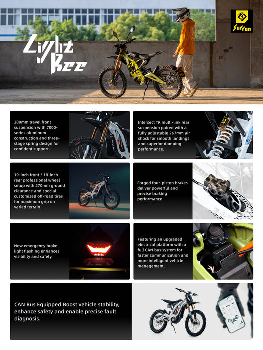 2026 Surron Light Bee L1E ROAD LEGAL Electric Dirt Bike *NEW MODEL!!*