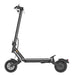 Black electric scooter on a white background