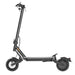Black electric scooter on a white background