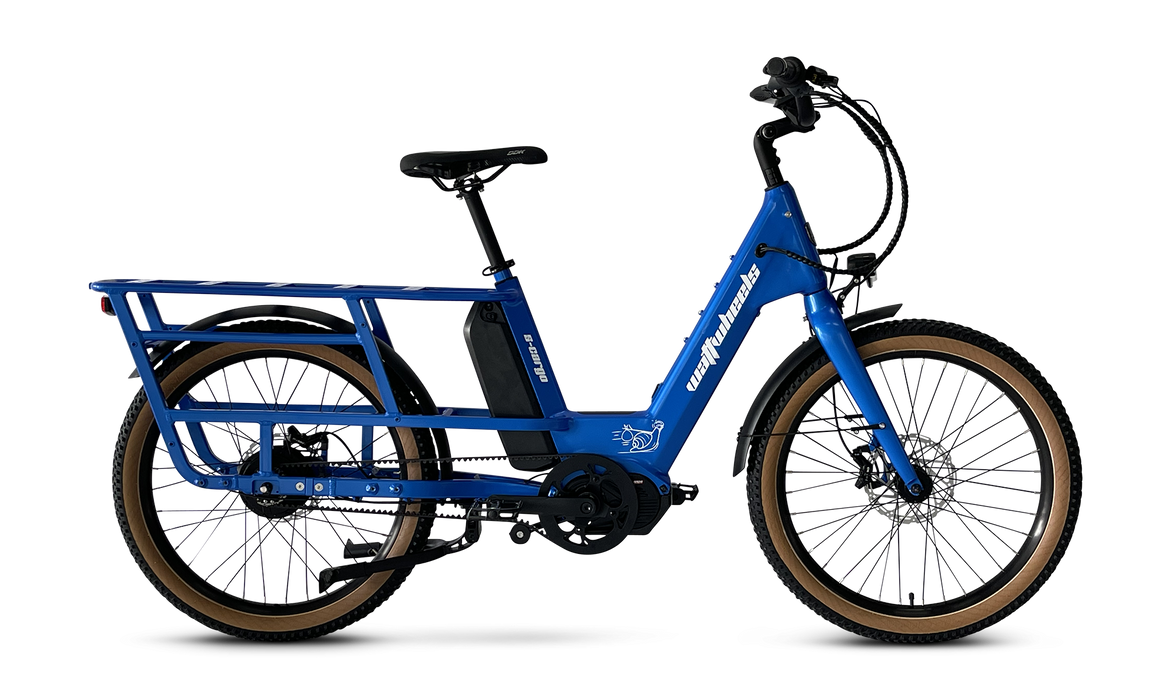 Wattwheels S-Cargo electric cargo bike in Blue