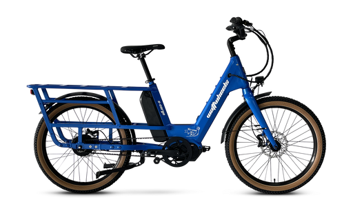 Wattwheels S-Cargo electric cargo bike in Blue