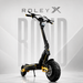 Roley X electric scooter on a gray background with brand name displayed