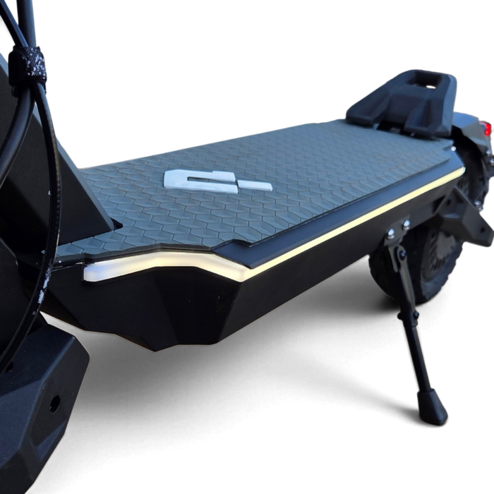 Electric Scooter Shop Punk Roamer Pro electric scooter deck with textured grip mat and integrated side safety lighting