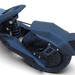 Electric Scooter Shop Punk Roamer Pro rear wheel showing coil suspension, black mudguard, and durable tyre tread.